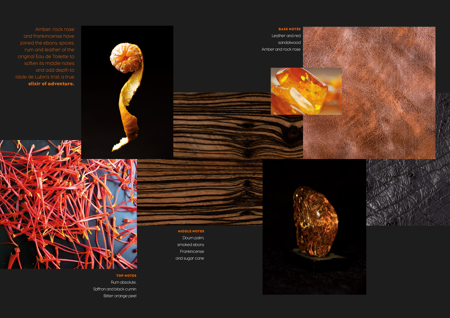 <p><strong>A succession of powerful blend of spices from Zanzibar and rare woods from Borneo and Makassar</strong></p>